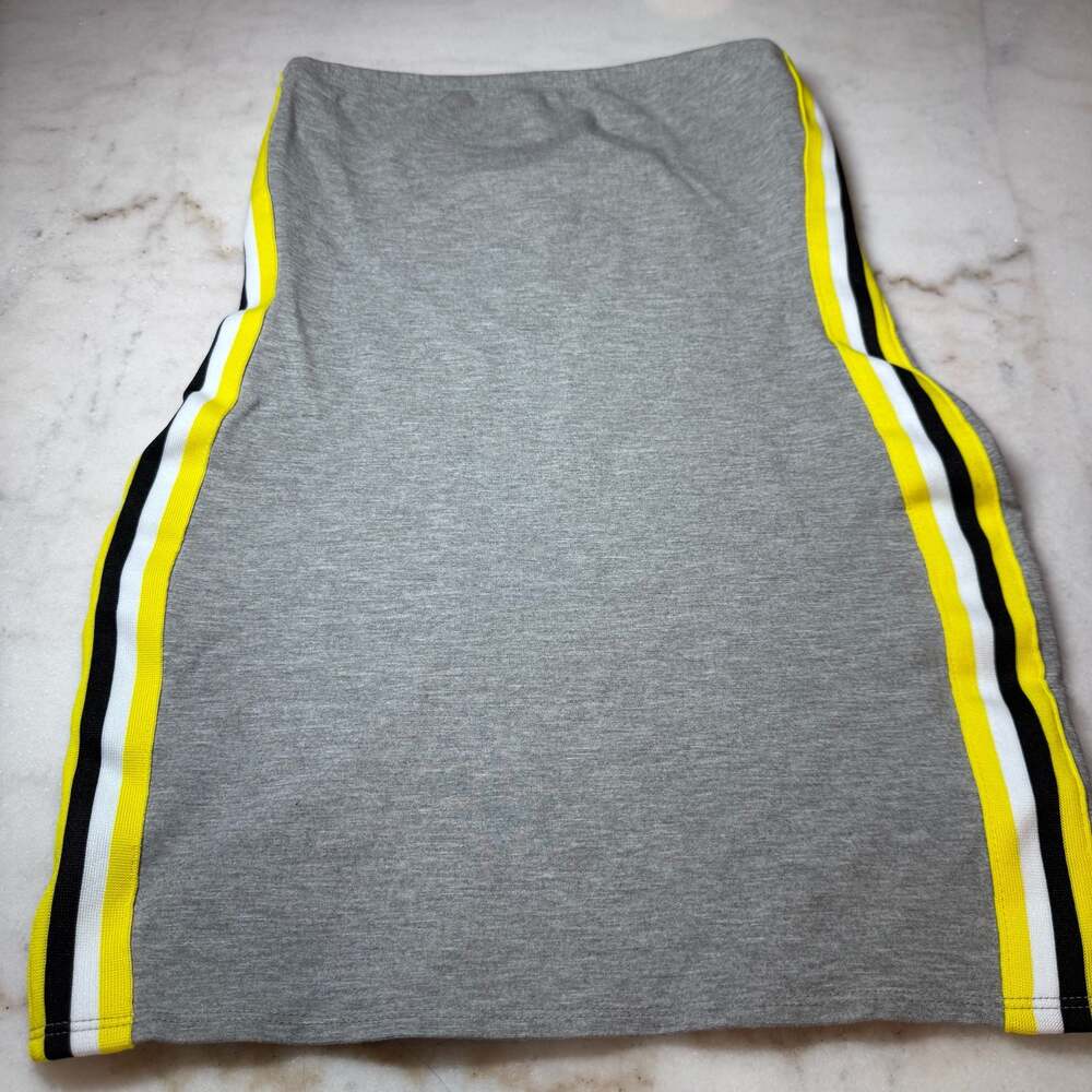 Urban Outfitters Gray Strapless Tube Dress Stripes Size M - Picture 1 of 4